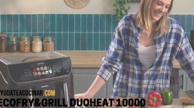 freidora de aire cecotec cecofry&grill duoheat 10000