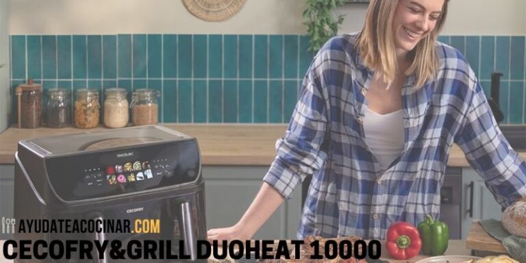 freidora de aire cecotec cecofry&grill duoheat 10000
